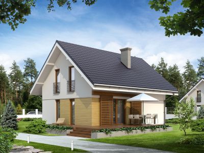 dom dla 5 osób - projekt anka dr-sr
